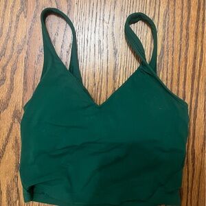 Lululemon Align Tank V Neck- Forest Green- Size 4